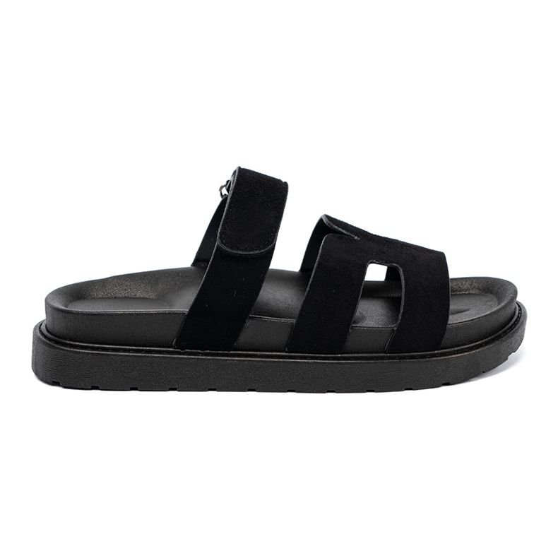 Shelvt Slippers pour femmes noir 2