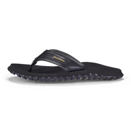 Gumbies Vegovert Flip-Flops GU-FFVEG001 tongs le noir 8