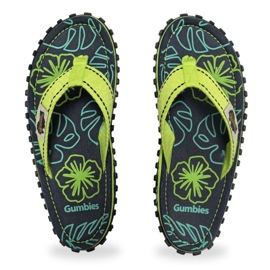 Talons-flops Gumbies Islander tongs flip-flop vert 10