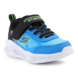 SKECHERS CETTEOR-LIGHTS CHAUSSION-KENDOX JR 401495N-BKBL bleu 1