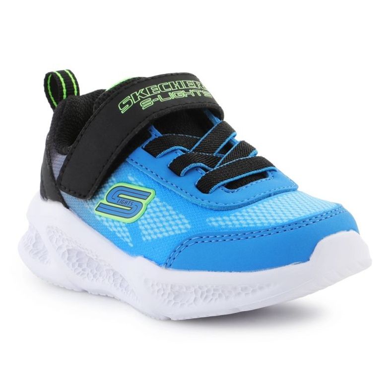 SKECHERS CETTEOR-LIGHTS CHAUSSION-KENDOX JR 401495N-BKBL bleu 1