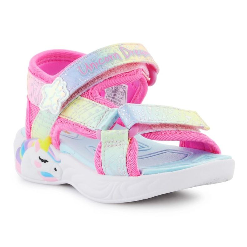 Sandales Skechers S-Lights Unicorn Dreams Sandal-Majestic Bliss JR 302682N-PKMTT rose 1 Sandales Skechers S-Lights Unicorn Dreams Sandal-Majestic Bliss JR 302682N-PKMTT rose 1