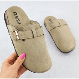 Les tongs en daim Big Star dans SS274738 INT2156B 1