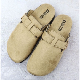 Les tongs en daim Big Star dans SS274738 INT2156B 3