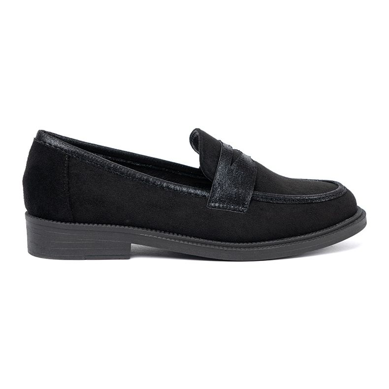 Shelvt Black Suede Lays noir 2
