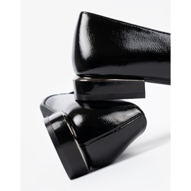 Mocassins vernies avec une pince décorative Sergio Leone noir 1