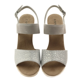 Sandales Caprice chaussures femme 28701 gris 4 Sandales Caprice chaussures femme 28701 gris 4