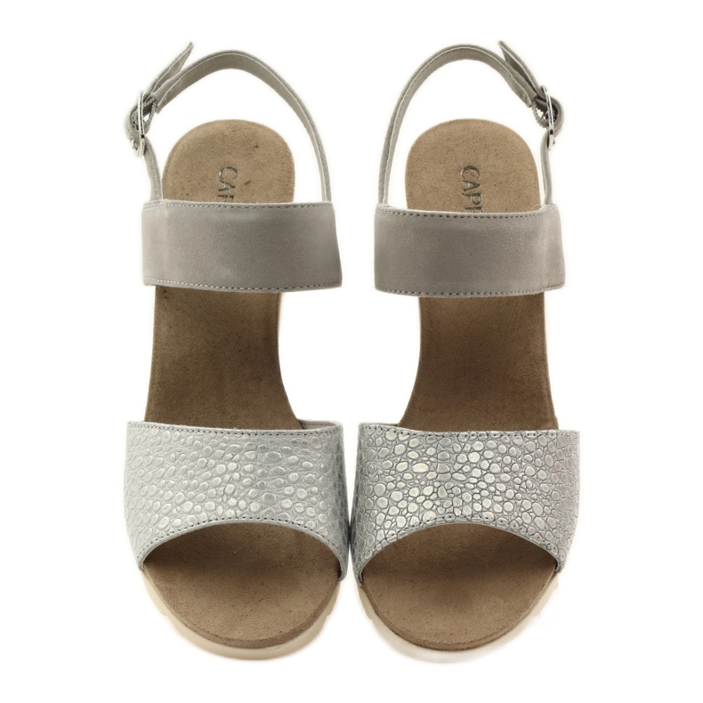 Sandales Caprice chaussures femme 28701 gris 4 Sandales Caprice chaussures femme 28701 gris 4