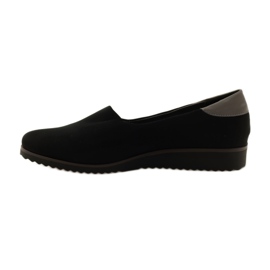 M.Daszyński Chaussures en lycra pour femmes Daszyński 1625 le noir 2