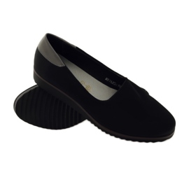 M.Daszyński Chaussures en lycra pour femmes Daszyński 1625 noir 3