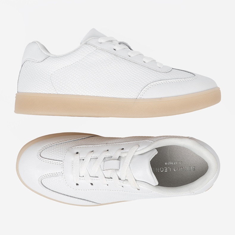 Sergio Leone Baskets blanches pour femme 1