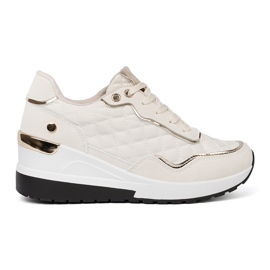 Shelvt Baskets beige avec des accents dorés chatoyants 2