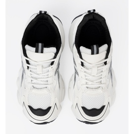 Shelvt Baskets confortables blanches et blanches avec un maillage 4