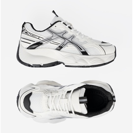 Shelvt Baskets confortables blanches et blanches avec un maillage 5