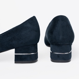 Goodin Escarpins avec ceinture décorative bleu 1