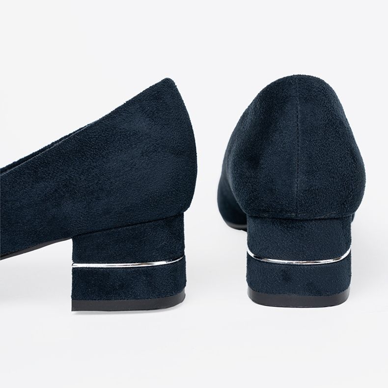 Goodin Escarpins avec ceinture décorative bleu 1 Goodin Escarpins avec ceinture décorative bleu 1