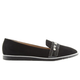 Mocassins noirs lordsy JN-181 Noir 2