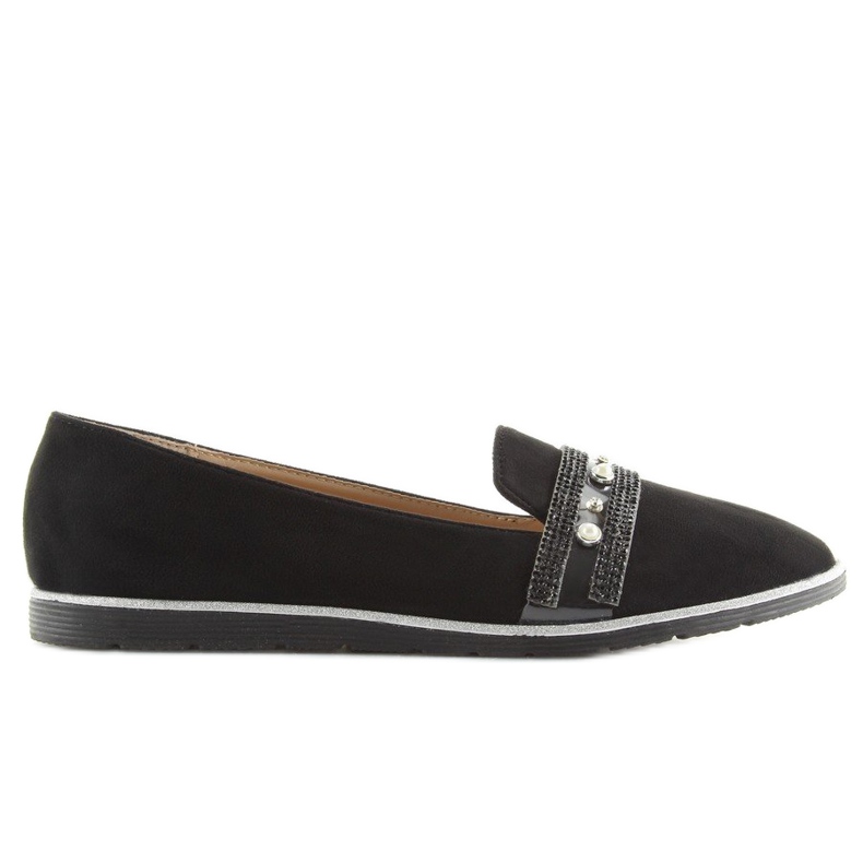 Mocassins noirs lordsy JN-181 Noir 2
