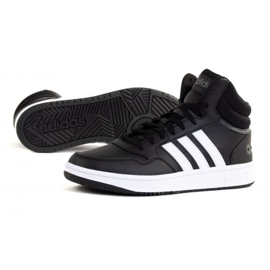 Chaussures adidas Hoops 3.0 Mid GW3020 noir 1