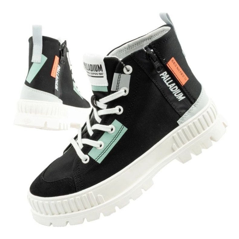 Pallashock backzip 2 chaussures de palladium en 94469-008-m le noir 1