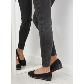 Ballerines compensées noires c21v noires le noir 5