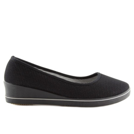 Ballerines compensées noires c21v noires le noir 6