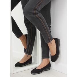 Ballerines compensées noires c21v noires le noir 3