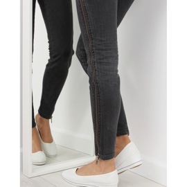 Ballerines compensées argentées c21v Silver gris 5