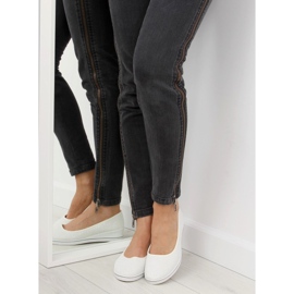 Ballerines compensées argentées c21v Silver gris 4