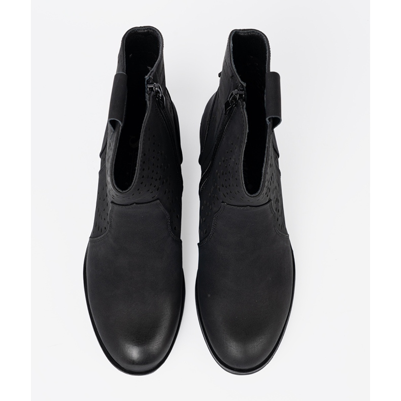 Seastar Bottes noires ouvertes le noir 2