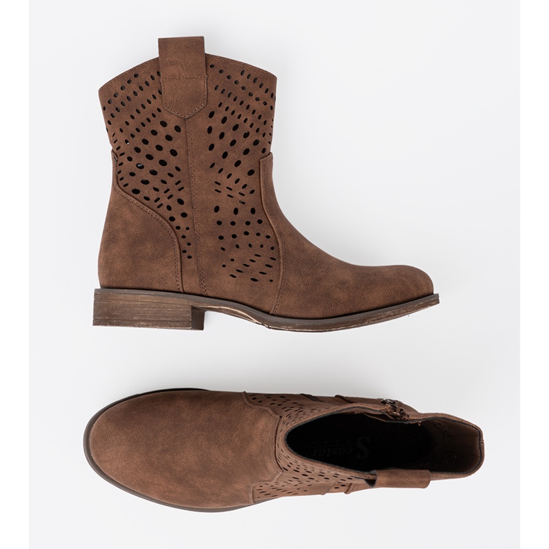 Seastar Bottes brunes ouvertes 2