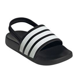 Adidas Adilette Estrap Jr JR5328 Sandales le noir 1