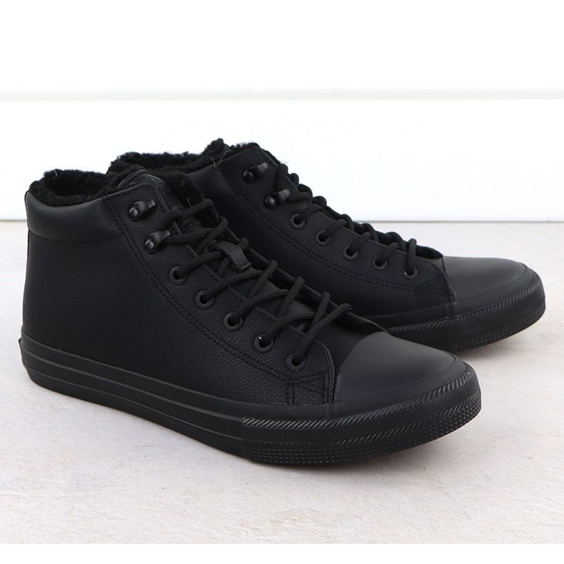 Sneakers masculins pour la cheville isolée noire Big Star OO174607 1