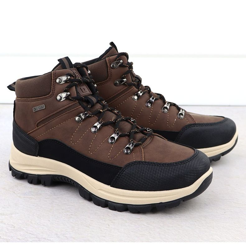 Bottes masculines non isolées brunes big star SS174049 1 Bottes masculines non isolées brunes big star SS174049 1