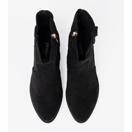 Seastar Bottes noires en daim bottes de cowboy le noir 4