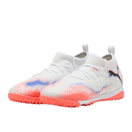 Puma Future 8 Match TT + Mid Jr 108616 01 Chaussures de football blanche 1