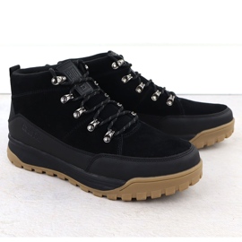 Bottes de randonnée en cuir masculin, non isolées Big Big Star SS174265 1