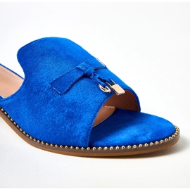 Blue Flip -flops sur l'ornement Baren bleu 1
