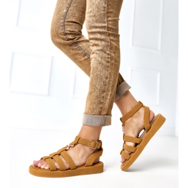 Sandales brunes romaines 2
