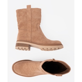 Shelvt Bottes de camec minimalistes en daim doux 4