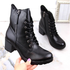 Potocki W WOL177A bottines à talons hauts et plateforme, noir le noir 11
