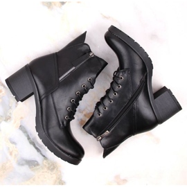 Potocki W WOL177A bottines à talons hauts et plateforme, noir le noir 12