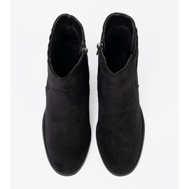 Shelvt Bottines en daim noires le noir 4
