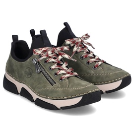 Chaussures Rieker confortables W RKR610 vert 13