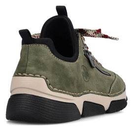 Chaussures Rieker confortables W RKR610 vert 19