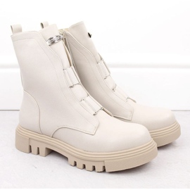 Bottines Jezzi sur la plateforme W RMR2150-19 JEZ434B blanche 9