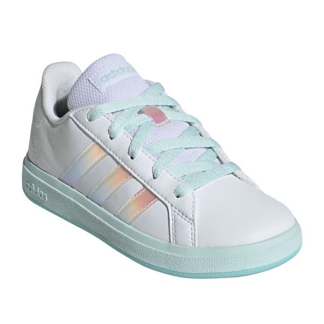 Adidas Grand Court Lifestyle Lace Tennis Jr Jr6097 Chaussures blanc 2
