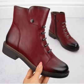 Bottes isolées Jezzi dans ASA252-5 JEZ437A rouge 1