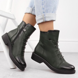 Bottes isolées Jezzi dans ASA252-5 JEZ437B vert 11