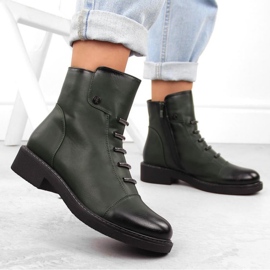 Bottes isolées Jezzi dans ASA252-5 JEZ437B vert 12